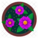 Violet Pot Beautiful Icon