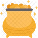 Pot Gold Coin Icon