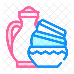 Pot And Bowl  Icon