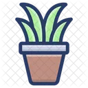 Pot De Fleurs Semis Plante Icon