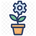 Pot De Plante Plante De Bureau Plante En Pot Icon