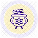 Pot Of Gold Line Icon Icon