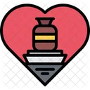 Pot Wheel Heart  Icon