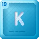 Potassium Chrome Titane Icône