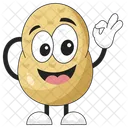 Potato Food Indian Icon