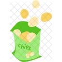 Potato Chip Potato Food Icône