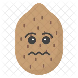 Potato Emoticon Emoji Icon