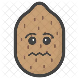 Potato Emoticon Emoji Icon