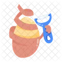 Potato Peeler Vegetable Peeler Food Peeler Icon