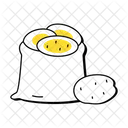 Potato Sack Potato Bag Potato Package Icon