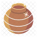 Pote de barro  Ícone