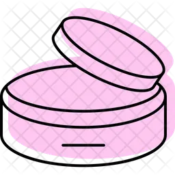 Pote de pomada  Ícone
