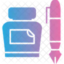 Pote De Tinta Frasco De Tinta Garrafa Ícone
