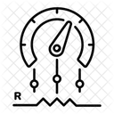 Potentiometer Variable Resistor Adjustable Resistor Icon