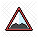 Potholes Car Driving Icon