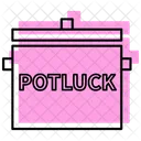 Potluck Food Gathering Icon