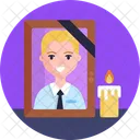Funeral Candles Light Icon