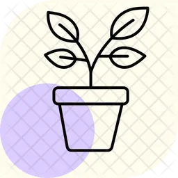 Potted herb plants  Icon
