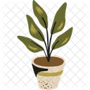 Potted Plant Cafe Coffee Cafe Icon
