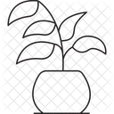 鉢植え  アイコン