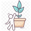 Potted Plant Plant Growth Growing Plant Icon