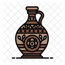 Antique Pottery Ceramic Icon