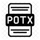 Potx File Document Icon