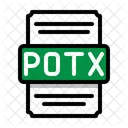 Potx File Document Icon