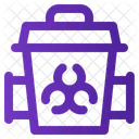 Poubelle Nucleaire Dechet Icône