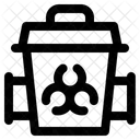 Poubelle Nucleaire Dechet Icône