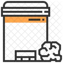 Dechets Poubelle Outil Icône