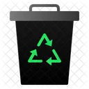 Poubelle Dechets Recyclage Icône