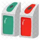 Poubelles Poubelles Poubelles Icône