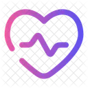 Pouls Cardiaque Cardiogramme Frequence Cardiaque Icône