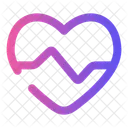 Pouls Cardiaque Cardiogramme Frequence Cardiaque Icône