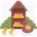Poultry Farm Chicken Icône