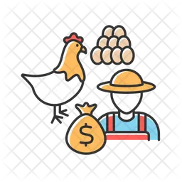 Poultry farming  Icon