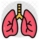 Poumons Organe Respiratoire Organe Humain Icône