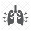 Poumons Douleur Douloureux Icône