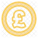 Pound Coin Sterling Icon