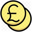 Pound Coins Invest Icon