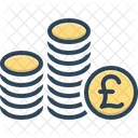 Pound Cash Coin Icon
