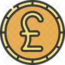 Pound Coin Finances Icon