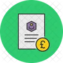 Pound Banking Document Icon