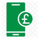 Pound And Mobile Banking Mobile Icon