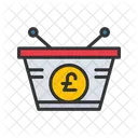 Pound Basket Currency Finance Icon