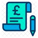 Bill Payment Pound Icon