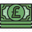 Pound Bill Banknote Cash Icon