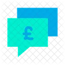 Chat Bubble Pound Chat Business Chatting Icon
