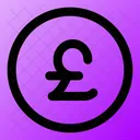 Pound Circle Icon